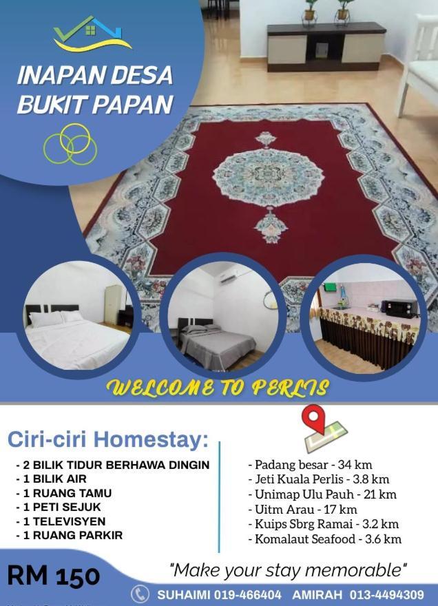 Ferienwohnung Inapan Desa Bukit Papan Kuala Perlis Exterior foto